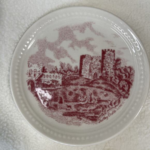 Johnson Brothers Old Britain Castles Pink Set of 4 Coasters3 - Picture 3 of 7